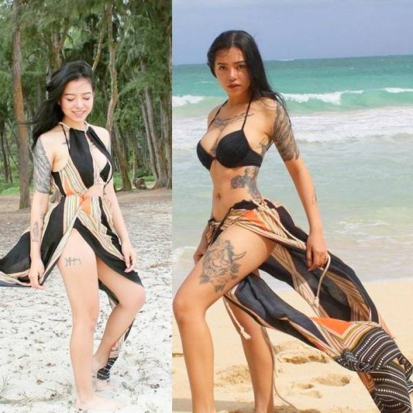Bella Poarch Hot Beach Bikini Set Leaked - Britain - Usa on leaks.pics