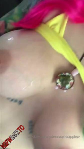 Princess Pineapple masturbating with banana onlyfans porn videos on leaks.pics