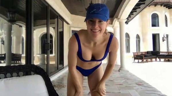 Amanda Cerny Bikini Dance Workout Livestream on leaks.pics