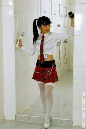 Japanese school girl and her white ESL teacher engage in lesbian sex - Japan on leaks.pics