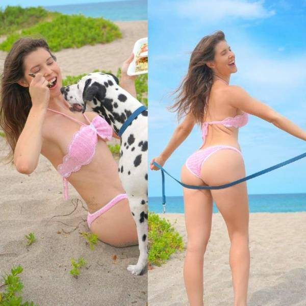 Amanda Cerny Candid Beach Bikini Set Leaked - Usa on leaks.pics