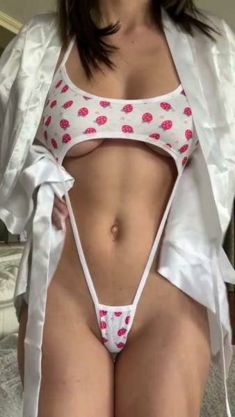 Christina Khalil Robe Strip Sling Bikini  Video  - Usa on leaks.pics