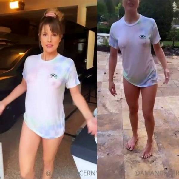 Amanda Cerny Nipples Wet Shirt  Video  - Usa on leaks.pics