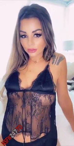 Juli Annee black outfit tease snapchat premium xxx porn videos on leaks.pics