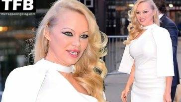 Pamela Anderson Heads to Good Morning America (107 Photos + Video) on leaks.pics