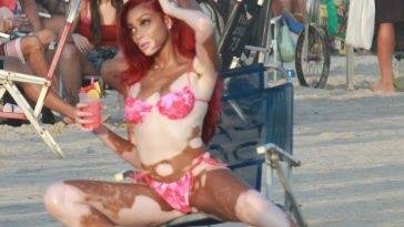 Winnie Harlow Shows Off Her Sexy Bikini Body at Ipanema Beach on leaks.pics