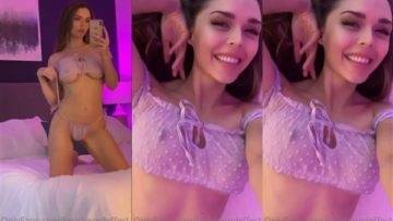 HeatheredEffect Topless See Through Lingerie Teasing Video Leaked on leaks.pics
