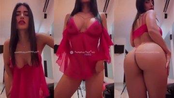 Anabella Galeano Naked See Through Nipples Video Leaked on leaks.pics