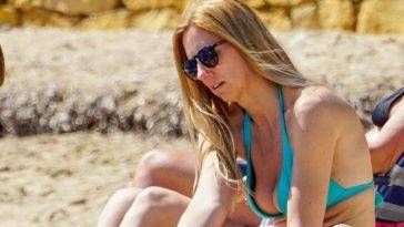 Ainhoa Armentia Flaunts Her Sexy Bikini Body on the Beach in Alicante on leaks.pics