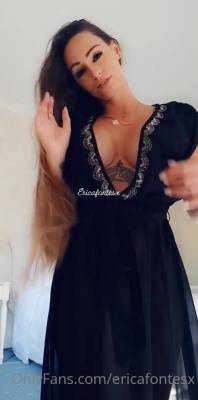 Ericafontesx sexy striptease and play with transparent dress xxx onlyfans porn videos on leaks.pics