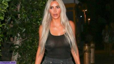 Kim Kardashian showing off her tits in Santa Monica on leaks.pics