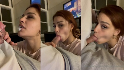 Hannah Jo Blowjob While Gaming Porn Video Leaked on leaks.pics