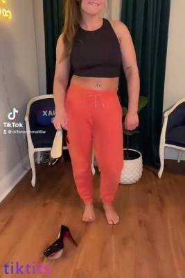 The obedient wife waits for her husband from work and turns into a femme fatale slut on TikTok porn on leaks.pics