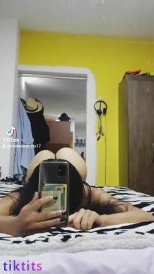 TikTok Bunny challenge worked and brunette gets fucked hard doggy style on leaks.pics