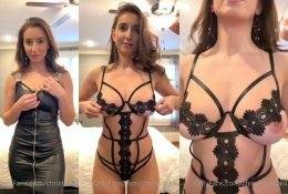 Christina Khalil Sexy Lingerie Boob Play Video  on leaks.pics