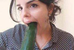 Jessy ASMR Cucumber Sucking Sounds Video  on leaks.pics