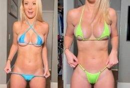 Vicky Stark Nude Micro Bikini Try On Haul Video  on leaks.pics