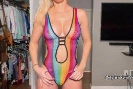 Vicky Stark Nude Stripe Theme Try On Haul Video  on leaks.pics
