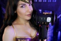 KittyKlaw ASMR Wonder Woman Licking Video  on leaks.pics