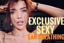 Gina Carla ASMR Ear Breathing Video  on leaks.pics