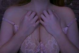 Peachy Whispering ASMR Breast Play Video on leaks.pics