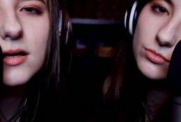 AftynRose ASMR Twin Moaning & Kissing Video! on leaks.pics
