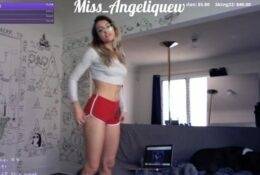 Miss Angeliquew Twitch Streamer Booty Shorts Show on leaks.pics