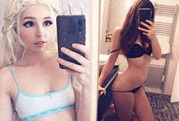 Belle Delphine in Black Thong Sexy Photos And Shower Video on leaks.pics