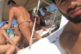 Fun With Friends on Boat Ride on leaks.pics