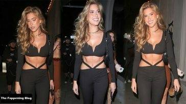 Busty Kara Del Toro Sends Pulses Racing in a Sexy Lace Up Pant and Low-Cut Top on leaks.pics