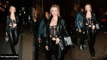 Lottie Moss Flashes Her Boobs on a Night Out at The Windmill in London 19s Soho on leaks.pics