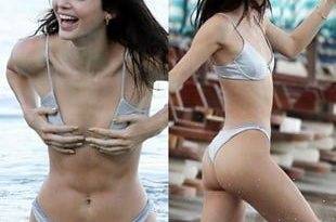 Kendall Jenner Scrawny Ass Thong Bikini Candids - fapfappy.com