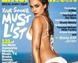 Jessica Alba In A Bikini On The Cover Of Entertainment Weekly on leaks.pics