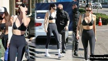 Kendall Jenner Shows Off Her Sexy Tits & Cameltoe in West Hollywood - fapfappy.com