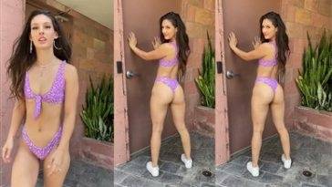 Natalie Gibson Topless Bikini Ass Shaking Video Leaked on leaks.pics