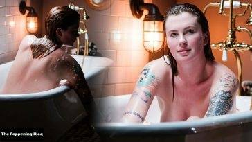 Ireland Baldwin Poses Naked in the Bathtub - Ireland on leaks.pics
