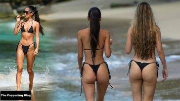 Kim Turnbull Gets the Temperatures Soaring in Her Skimpy Bikini in Barbados - Barbados on leaks.pics