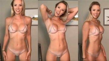 Vicky Stark Micro Bikini Try On Nude Video Leaked - lewdstars.com