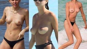 Celebrities Nude Beach Collection on leaks.pics