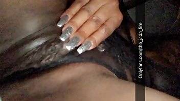 Jada Fire - closeup nude ebony pussy masturbation OnlyFans on leaks.pics