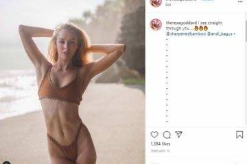 THERESA GODDARD Nude Full Video Skinny Model on leaks.pics