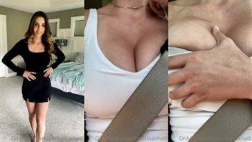 Christina Khalil Nude Tits Teasing in Car Video  on leaks.pics