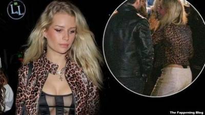 Lottie Moss Puts on a Sexy Display Stepping Out For a Night of Fun With Friends in London on leaks.pics