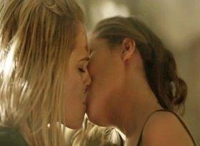 Eliza Taylor & Alycia Debnam-Carey 13 Lesbian in The 100 (No Music) Sex Scene on leaks.pics