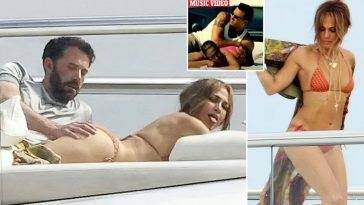 Jennifer Lopez & Ben Affleck Bring Their PDA to Monaco on leaks.pics