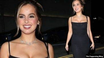 Addison Rae Stuns in a LBD For Dinner at Craig 19s on leaks.pics