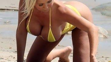 Mary Carey Almost Nude Wearing Tiny Bikini At Malibu Beach! on leaks.pics