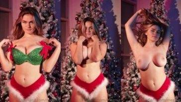 Megan Guthrie Nude Boobs Teasing in Christmas Video Leaked - fapfappy.com