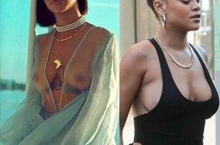 Rihanna's Fat Tits And Hard Nipple Pokies - fapfappy.com