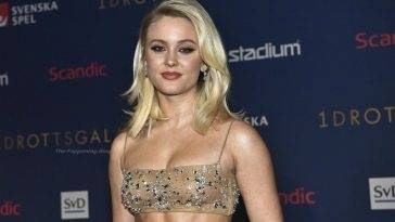 Zara Larsson Shows Off Her Nipples at the Swedish Sports Award - Sweden on leaks.pics